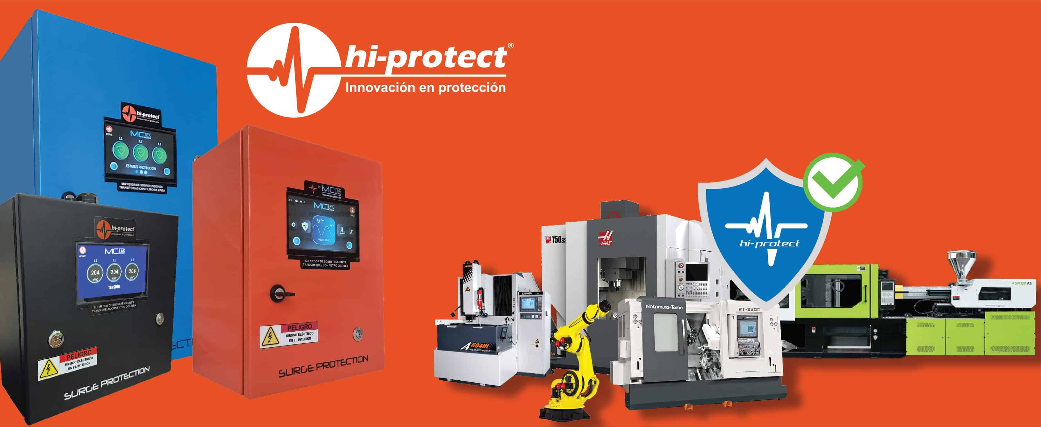 Supresores de picos de voltaje Hi-Protect